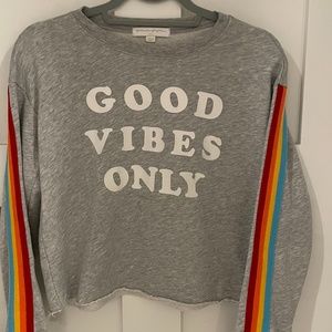 Spiritual Gangster Cropped Sweatshirt Size Small